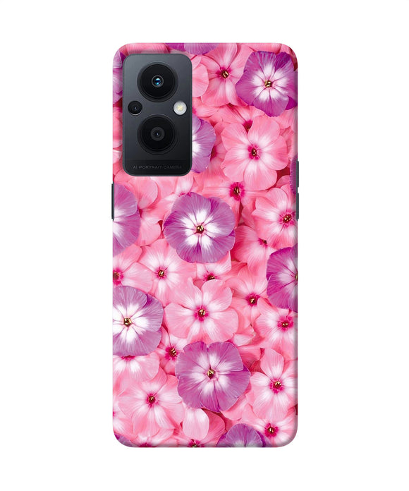 Natural pink flower Oppo F21 Pro 5G Back Cover