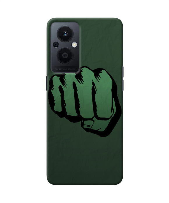 Hulk smash logo Oppo F21 Pro 5G Back Cover