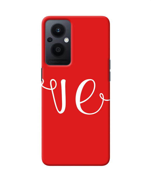 Love two Oppo F21 Pro 5G Back Cover