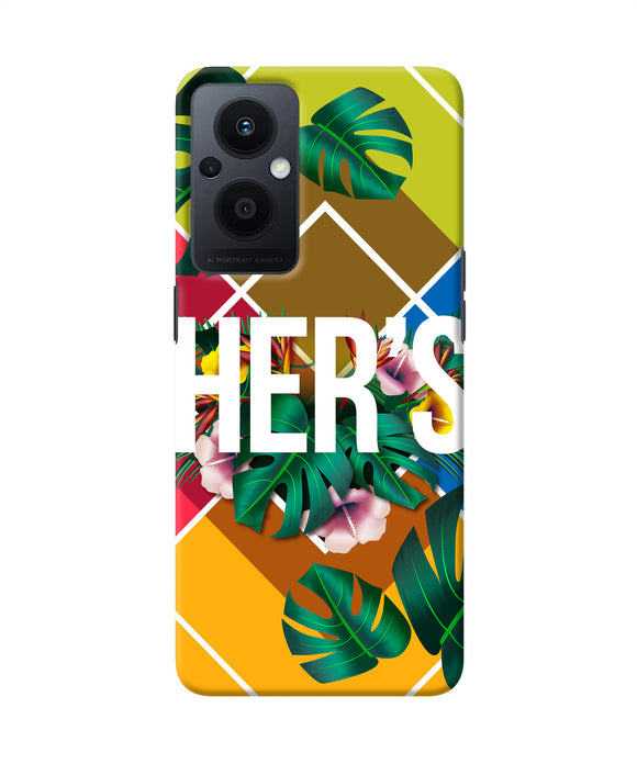 His her two Oppo F21 Pro 5G Back Cover