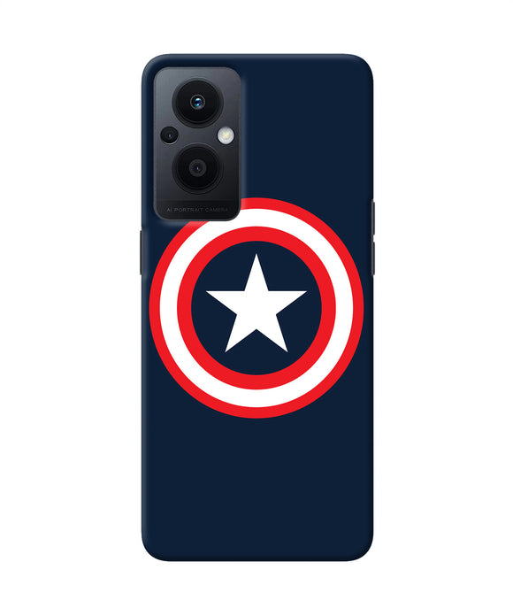 Captain america logo Oppo F21 Pro 5G Back Cover