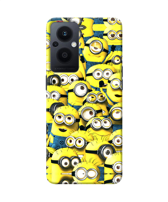 Minions mini crowd Oppo F21 Pro 5G Back Cover