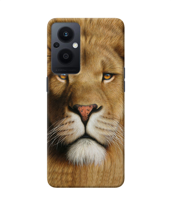 Nature lion poster Oppo F21 Pro 5G Back Cover