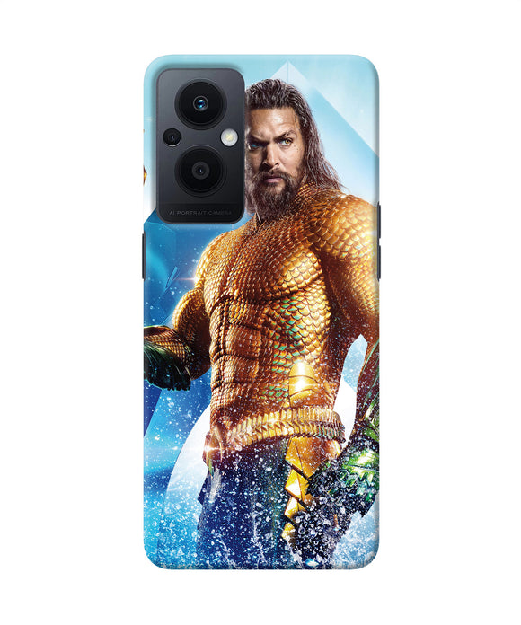 Aquaman water poster Oppo F21 Pro 5G Back Cover