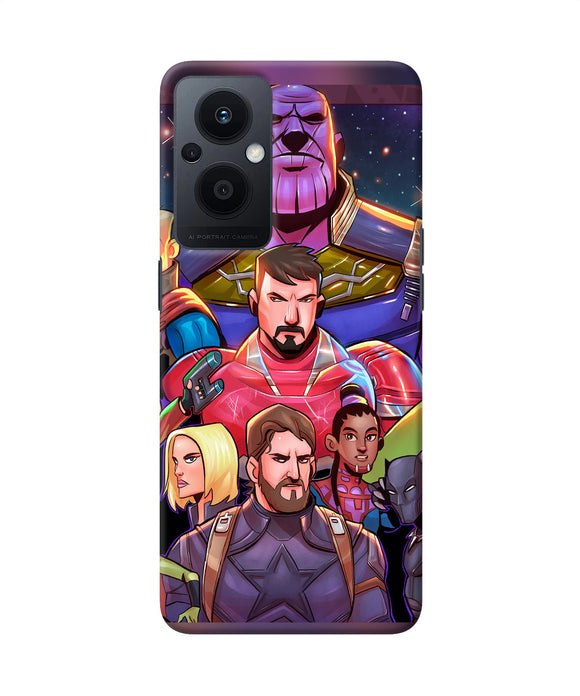 Avengers animate Oppo F21 Pro 5G Back Cover