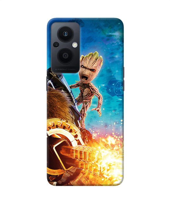 Groot angry Oppo F21 Pro 5G Back Cover