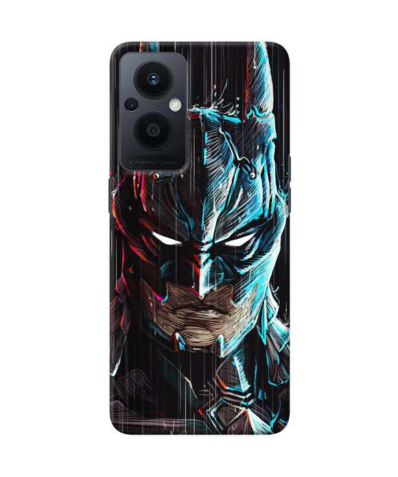 Batman face Oppo F21 Pro 5G Back Cover