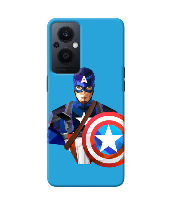 Captain america character Oppo F21 Pro 5G Back Cover