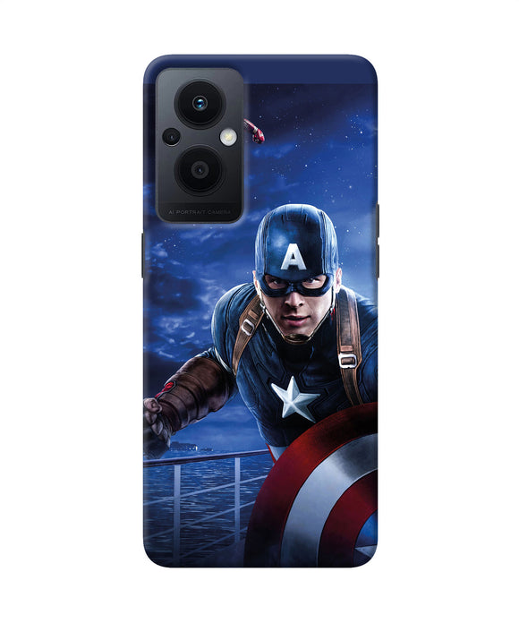 Captain with ironman Oppo F21 Pro 5G Back Cover