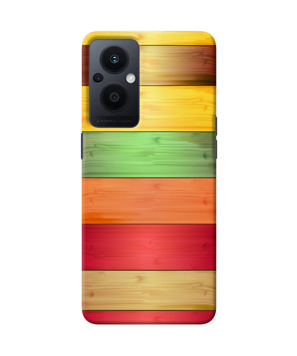 Wooden colors Oppo F21 Pro 5G Back Cover
