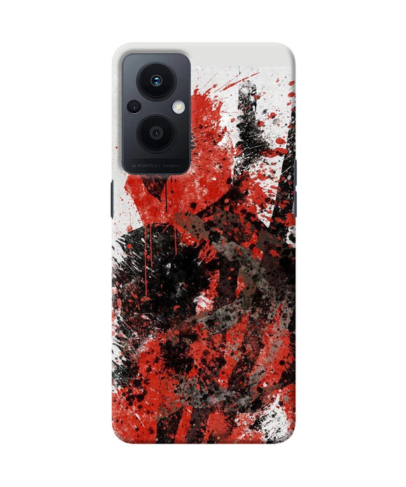 Deadpool rugh sketch Oppo F21 Pro 5G Back Cover