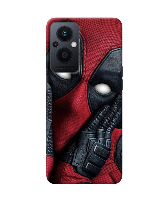 Thinking deadpool Oppo F21 Pro 5G Back Cover