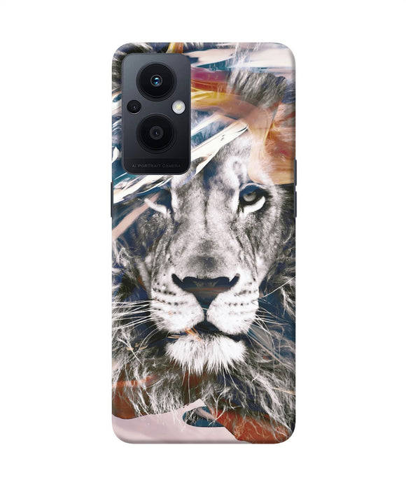 Lion poster Oppo F21 Pro 5G Back Cover
