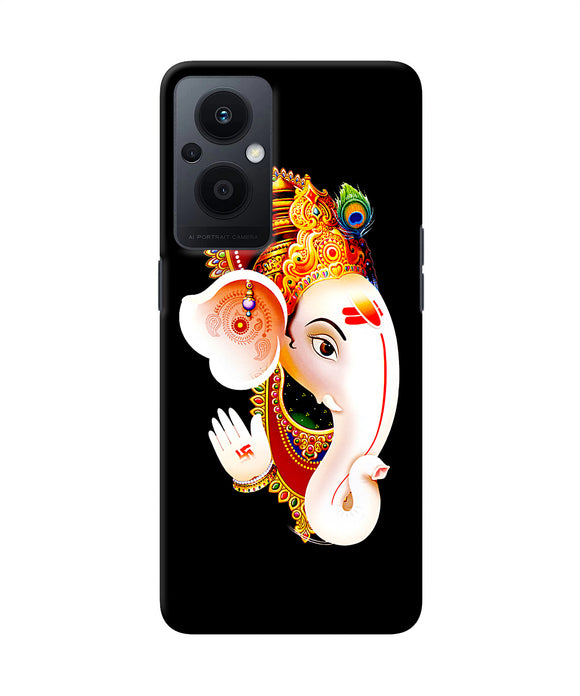 Lord ganesh face Oppo F21 Pro 5G Back Cover