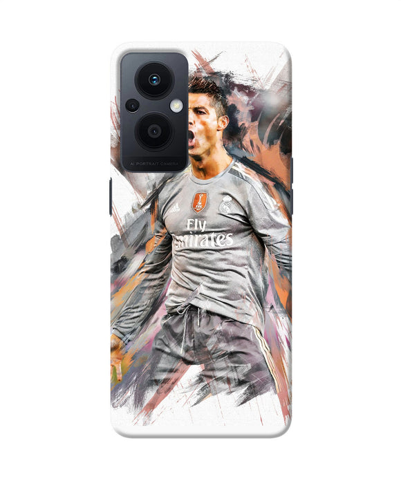 Ronaldo poster Oppo F21 Pro 5G Back Cover
