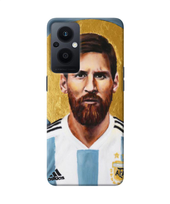 Messi face Oppo F21 Pro 5G Back Cover