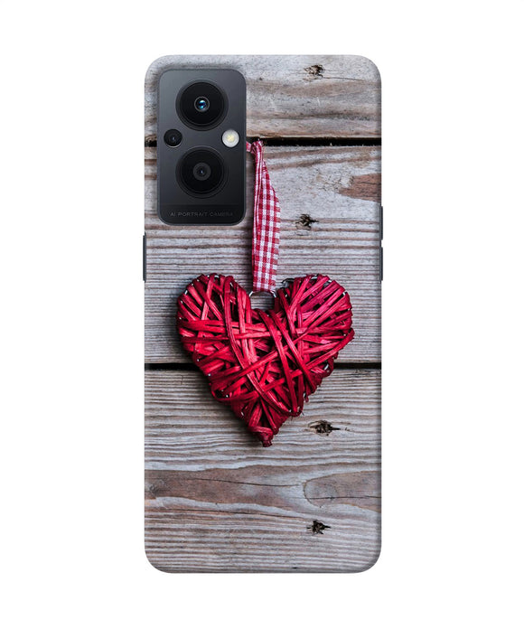 Lace heart Oppo F21 Pro 5G Back Cover