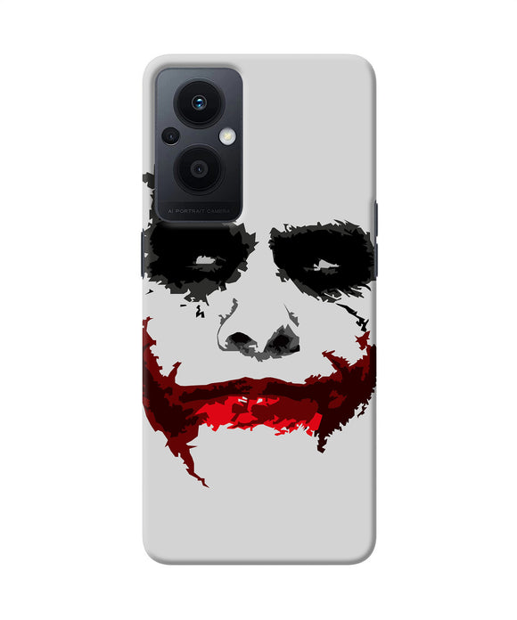 Joker dark knight red smile Oppo F21 Pro 5G Back Cover
