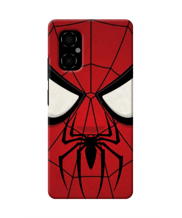 Spiderman Face Poco M4 5G Real 4D Back Cover