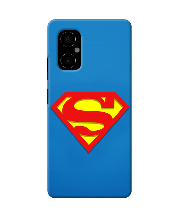 Superman Blue Poco M4 5G Real 4D Back Cover