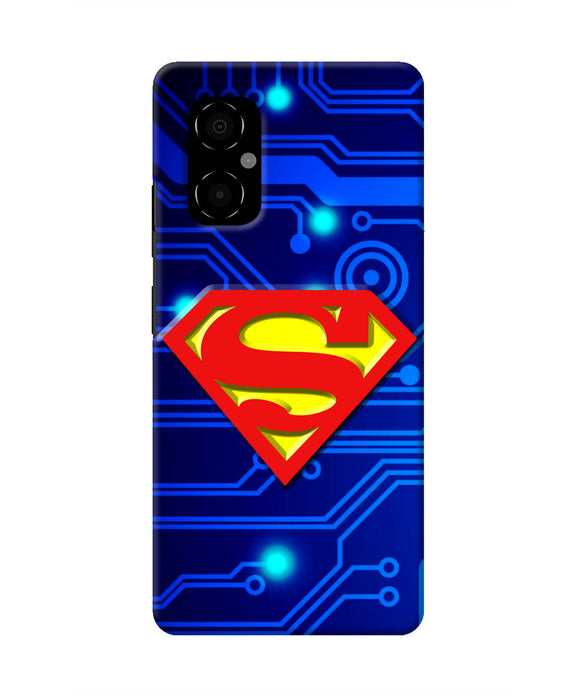 Superman Abstract Poco M4 5G Real 4D Back Cover