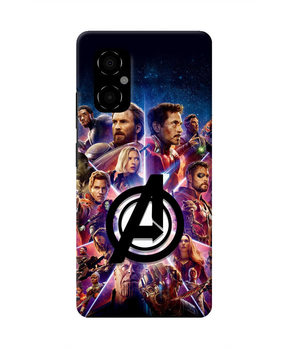 Avengers Superheroes Poco M4 5G Real 4D Back Cover