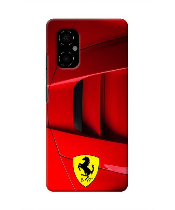 Ferrari Car Poco M4 5G Real 4D Back Cover