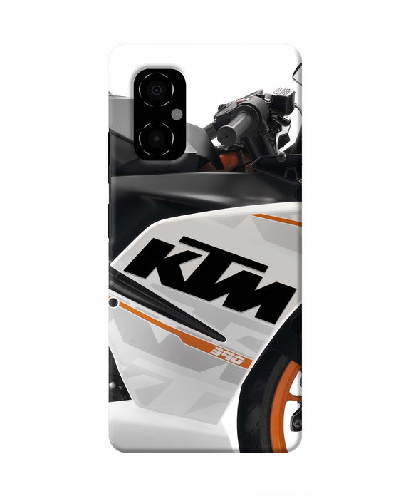 KTM Bike Poco M4 5G Real 4D Back Cover