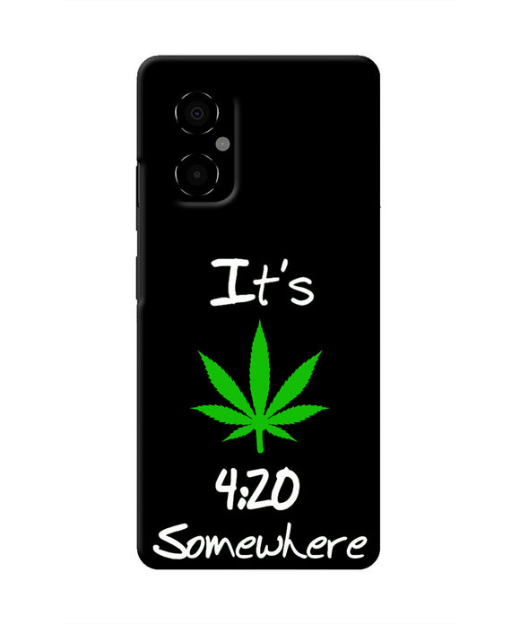 Weed Quote Poco M4 5G Real 4D Back Cover