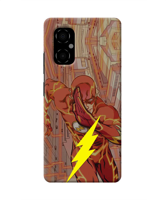 Flash Running Poco M4 5G Real 4D Back Cover