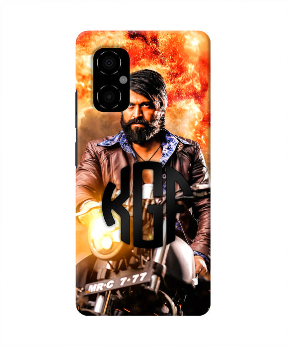 Rocky Bhai on Bike Poco M4 5G Real 4D Back Cover