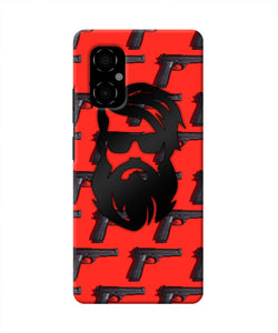 Rocky Bhai Beard Look Poco M4 5G Real 4D Back Cover