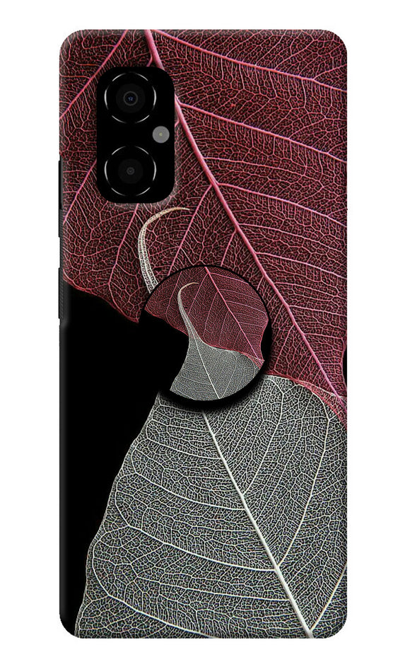Leaf Pattern Poco M4 5G Pop Case