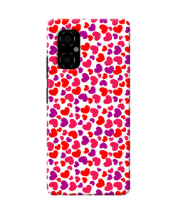 Heart print Poco M4 5G Back Cover