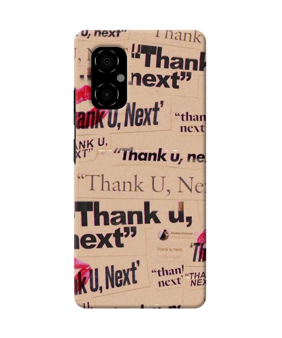 Thank you next Poco M4 5G Back Cover