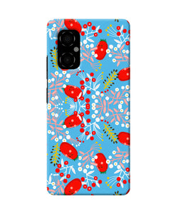 Small red animation pattern Poco M4 5G Back Cover