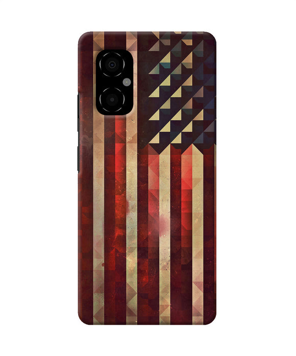 Vintage US flag Poco M4 5G Back Cover