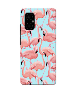 Abstract sheer bird print Poco M4 5G Back Cover