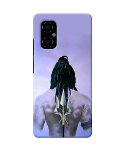 Lord shiva back Poco M4 5G Back Cover