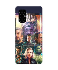 Avengers poster Poco M4 5G Back Cover