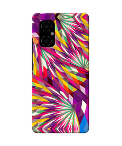 Abstract colorful print Poco M4 5G Back Cover