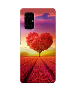 Natural heart tree Poco M4 5G Back Cover