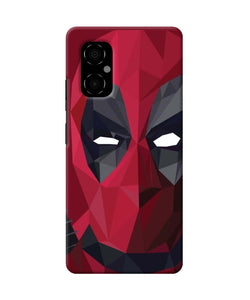 Abstract deadpool mask Poco M4 5G Back Cover