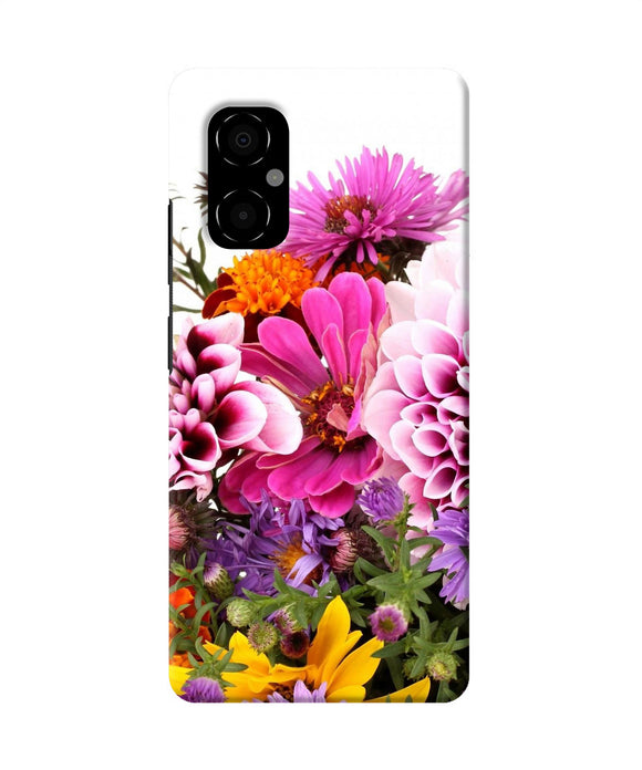 Natural flowers Poco M4 5G Back Cover