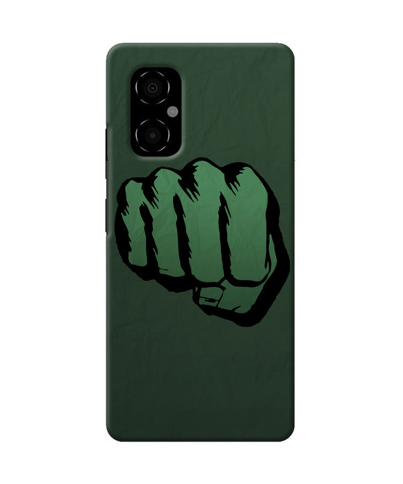 Hulk smash logo Poco M4 5G Back Cover