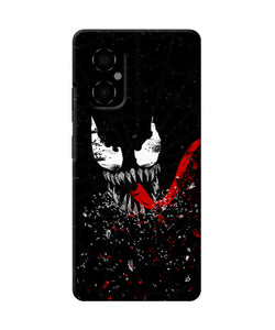 Venom black poster Poco M4 5G Back Cover