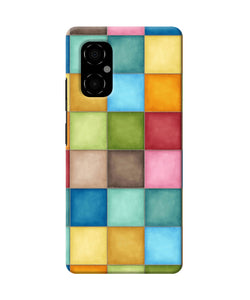 Abstract colorful squares Poco M4 5G Back Cover