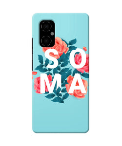 Soul mate one Poco M4 5G Back Cover