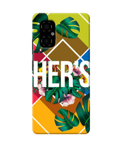 His her two Poco M4 5G Back Cover