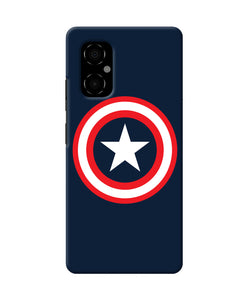 Captain america logo Poco M4 5G Back Cover